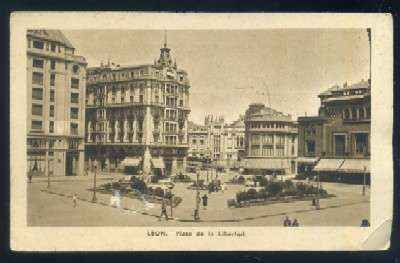 POSTAL DE LEON - PLAZA DE LA LIBERTAD