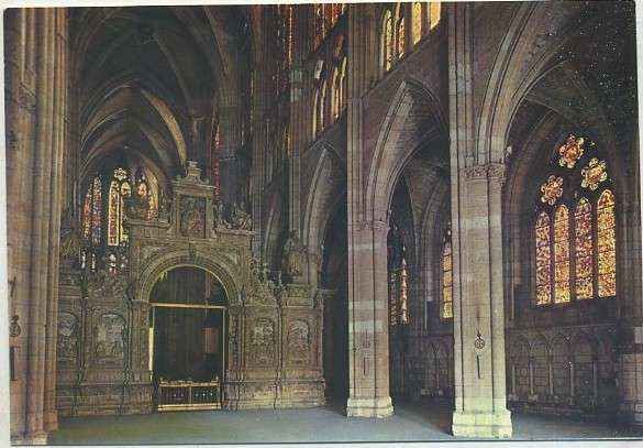 POSTAL DE LEON - CATEDRAL. NAVE CENTRAL Nº 61