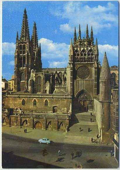 POSTAL DE BURGOS. CATEDRAL. PORTADA DE SARMENTAL Nº 2025