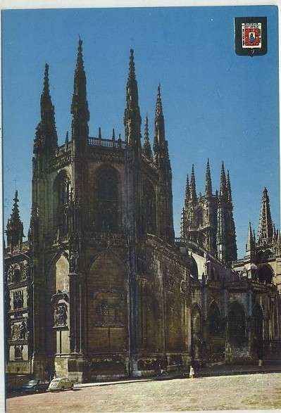 POSTAL DE BURGOS. CATEDRAL. FACHADA NE CAPILLA DEL CONDESTABLE Nº 120