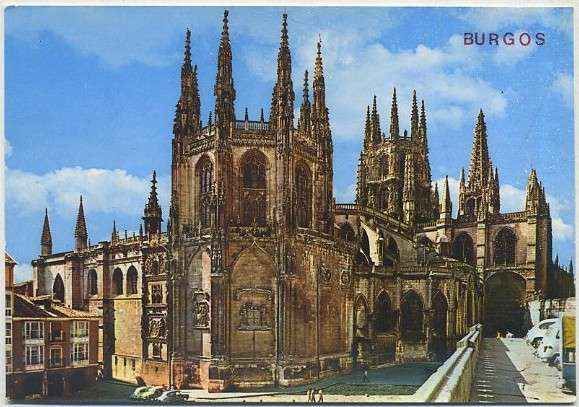 POSTAL DE BURGOS. CATEDRAL. ABSIDE Nº 2050