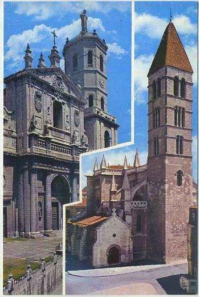 POSTAL DE VALLADOLID. CATEDRAL E IGLESIA LA ANTIGUA Nº 23