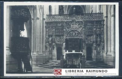 POSTAL ANTIGUA DE PALENCIA Nº 13 CATEDRAL. TRASCORO Y PÚLPITO