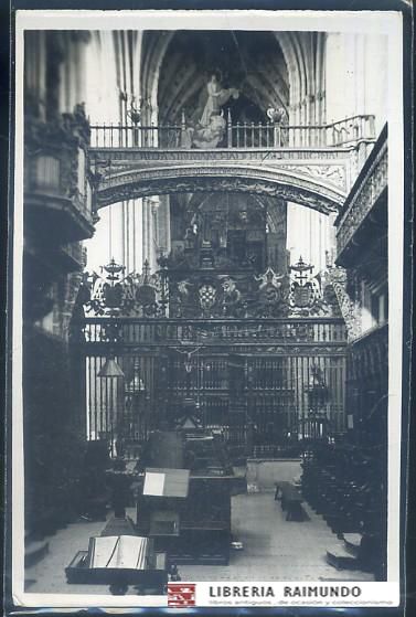 POSTAL ANTIGUA DE PALENCIA Nº 18 CORO DE LA CATEDRAL