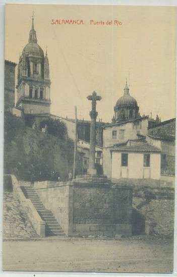 POSTAL ANTIGUA DE SALAMANCA. PUERTA DEL RIO