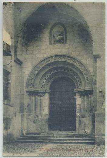 POSTAL ANTIGUA DE SALAMANCA. PORTADA DE SAN MARTIN