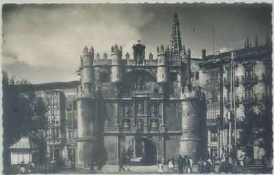 POSTAL DE BURGOS. ARCO DE SANTA MARIA Nº 4
