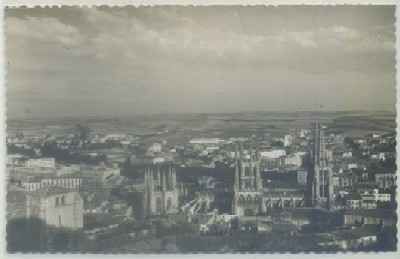 POSTAL DE BURGOS. VISTA GENERAL DE LA CATEDRAL
