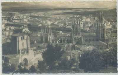 POSTAL DE BURGOS. VISTA PARCIAL