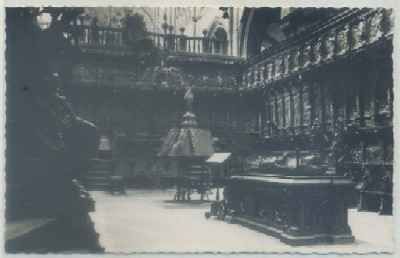 POSTAL DE BURGOS. CATEDRAL. SILLERIA DEL CORO
