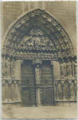POSTAL DE BURGOS. CATEDRAL. PORTADA DEL SARMENTAL