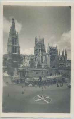 POSTAL DE BURGOS. CATEDRAL. VISTA DEL CONJUNTO