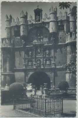 POSTAL DE BURGOS. ARCO DE SANTA MARIA Nº 7