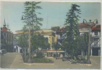 POSTAL DE BURGOS. ARANDA DE DUERO. PLAZA DEL CAUDILLO