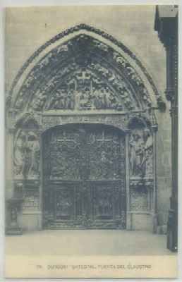 POSTAL ANTIGUA DE BURGOS. CATEDRAL