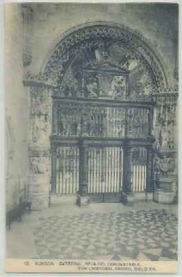 POSTAL ANTIGUA DE BURGOS. CATEDRAL. REJAS DEL CONDESTABLE Nº 13