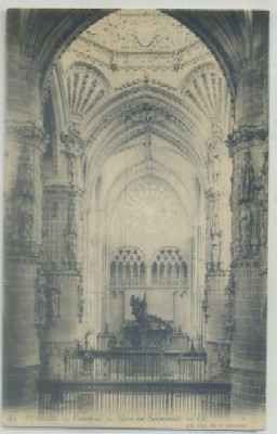 POSTAL ANTIGUA DE BURGOS. CATEDRAL. NAVE DEL SACRAMENTAL Nº 34