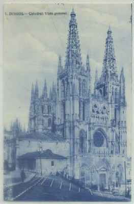 POSTAL ANTIGUA DE BURGOS. CATEDRAL. VISTA GENERAL