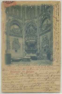 POSTAL ANTIGUA DE BURGOS. CATEDRAL. INTERIOR DE LA CAPILLA DEL CONDESTABLE