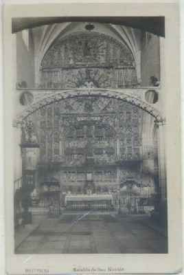 POSTAL ANTIGUA DE BURGOS. RETABLO DE SAN NICOLAS