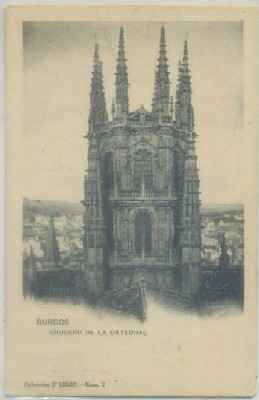 POSTAL ANTIGUA DE BURGOS. CRUCERO DE LA CATEDRAL