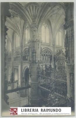POSTAL ANTIGUA DE BURGOS. INTERIOR DE LA CATEDRAL