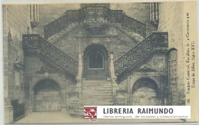 POSTAL ANTIGUA DE BURGOS. CATEDRAL. ESCALERA DE LA CORONERIA