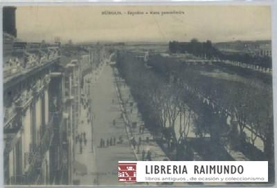 POSTAL ANTIGUA DE BURGOS. ESPOLON. VISTA PANORAMICA