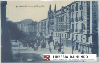 POSTAL ANTIGUA DE BURGOS. PASEO DEL ESPOLON Nº 16