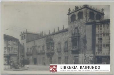 POSTAL ANTIGUA DE BURGOS. CASA DEL CORDON