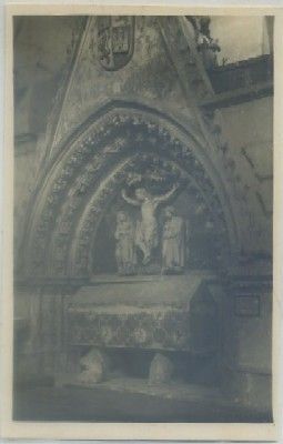 POSTAL DE BURGOS. MONASTERIO DE LAS HUELGAS. SEPULCRO DE ALFONSO Vll