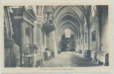 POSTAL ANTIGUA DE BURGOS. REAL MONASTERIO DE LAS HUEGAS. CLAUSURA Nº 75