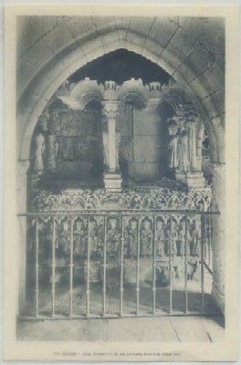 POSTAL ANTIGUA DE BURGOS. REAL MONASTERIO DE LAS HUEGAS. SEPULCRO Nº 68