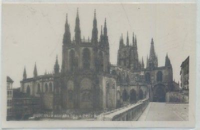 POSTAL ANTIGUA DE BURGOS. FALLADA DE LA PELLEJERA