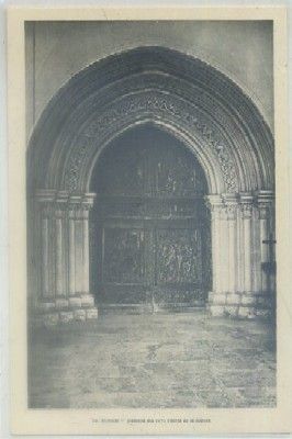 POSTAL ANTIGUA DE BURGOS. HOSPITAL DEL REY. PUERTA DE LAIGLESIA Nº 79