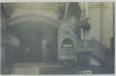 POSTAL ANTIGUA DE BURGOS. IGLESIA DE SAN ESTEBAN