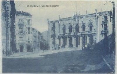 POSTAL ANTIGUA DE BURGOS. CAPITANIA GENERAL Nº 18