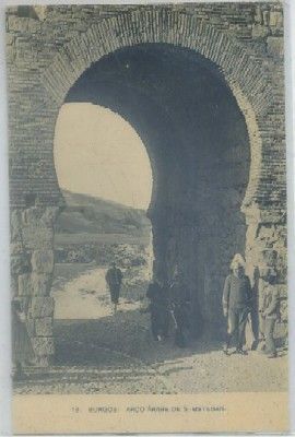 POSTAL ANTIGUA DE BURGOS. ARCO ARABE DE SAN ESTEBAN Nº  18