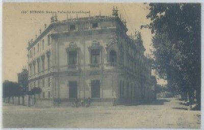 POSTAL ANTIGUA DE BURGOS. NUEVO PALACIO ARZOBISPAL Nº 153