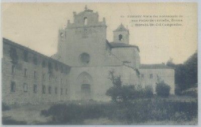 POSTAL ANTIGUA DE BURGOS. VISTA DEL MONASTERIO DE SAN PEDRO DE CARDEÑA Nº 45