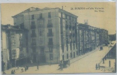 POSTAL ANTIGUA DE BURGOS. CALLE VICTORIA Nº 28