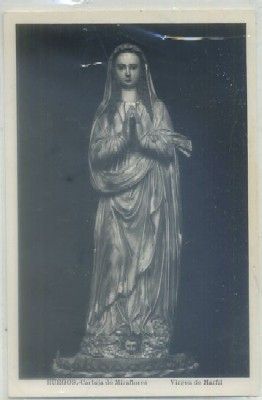 POSTAL ANTIGUA DE BURGOS. CARTUJA DE MIRAFLORES. VIRGEN DE MARFIL