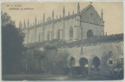 POSTAL ANTIGUA DE BURGOS. LA CARTUJA