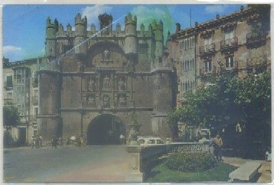 POSTAL DE BURGOS. ARCO DE SANTA MARIA Nº 53
