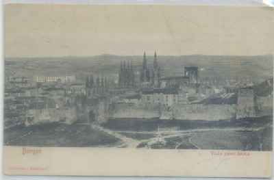 POSTAL ANTIGUA DE BURGOS. VISTA PANORAMICA