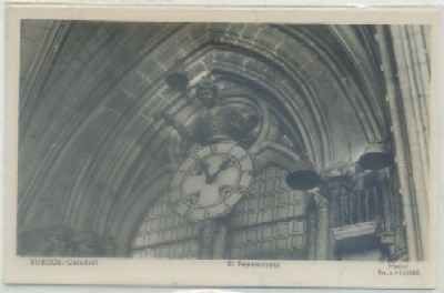 POSTAL DE BURGOS. CATEDRAL. EL PAPA - MOSCAS