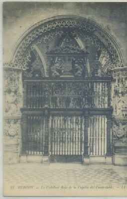 POSTAL ANTIGUA DE BURGOS. CATEDRAL. REJA DE LA CAPILLA DEL CONDESTABLE