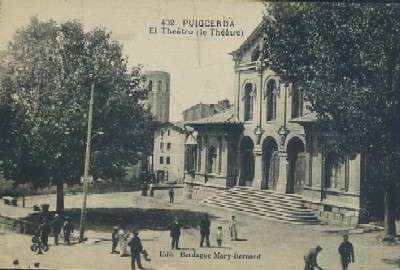 POSTAL ANTIGUA DE PUIGCERDA EL THEATRO GERONA