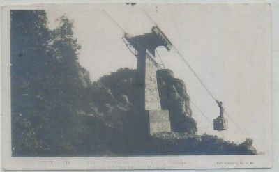 POSTAL ANTIGUA DE BARCELONA. MONTSERRAT. AEREO DESDE EL RIO Nº 319