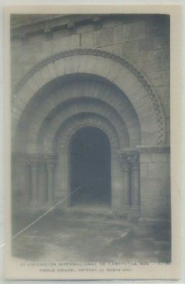 POSTAL ANTIGUA DE BARCELONA. EXPO. INTER. BARCELONA 1929. PUEBLO ESPAÑOL Nº 35